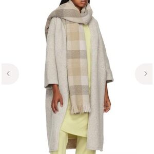 Beige Handwoven Scarf